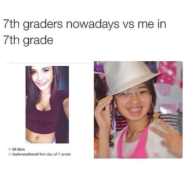 Image tagged with 7th grade, how, middle school - @cleanmemes on ...