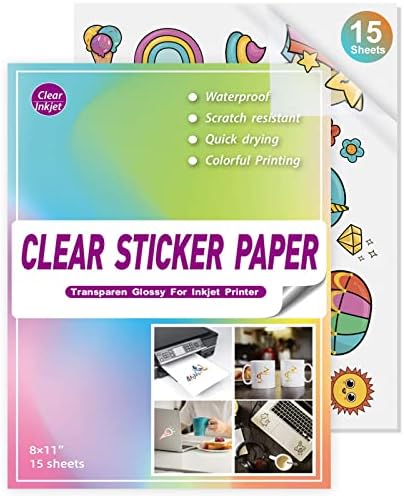 clear printable sticker paper nz