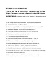pronouns reference exercise.docx - Faulty Pronouns - Post Test ...