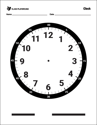 TIme Print - Class Playground