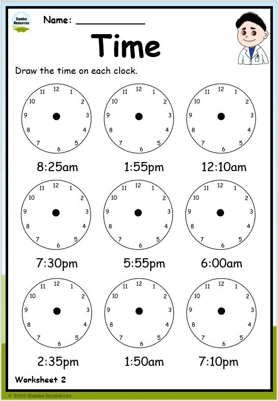 Grade 4 Time Worksheets | Free Printables | Math Worksheets