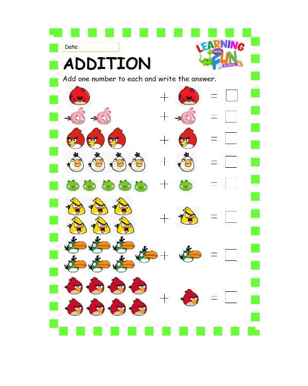 Magic Math Worksheets - 4 to 5 years