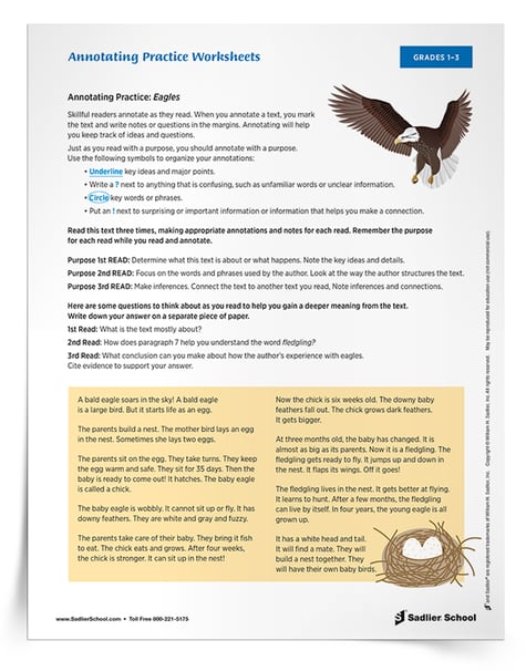 Close Reading Worksheets for Elementary Students [8 Printable ...