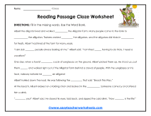 Cloze Worksheets