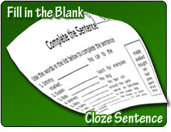 Fill in the Blank Questions / Worksheets