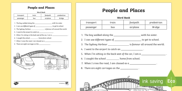cloze worksheet for 3rd grade
