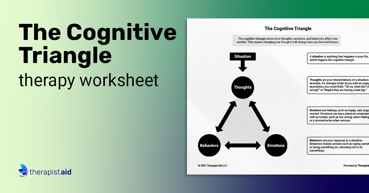 cognitive behavioral therapy worksheet relationships