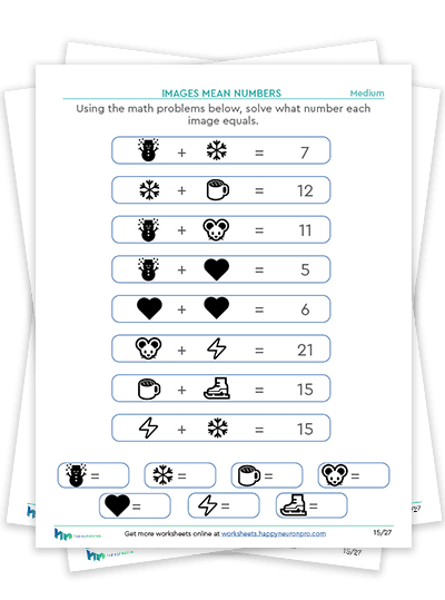 Mathematical Cognition Worksheets | Life Skills Math Activities PDF