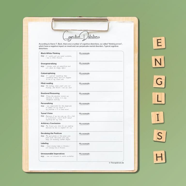 Identifying Cognitive Distortions Worksheet Worksheets Library Identifying Cognitive Distortions Worksheet Worksheets Library