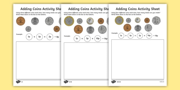 Adding Coins Worksheet | KS3 Maths | Beyond (teacher made)