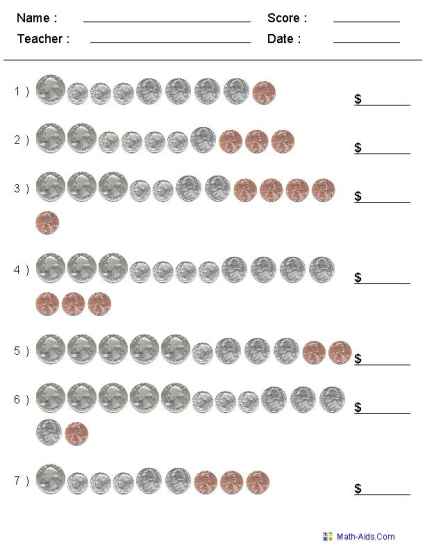 Money Worksheets | Money Worksheets from Around the World