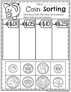 Money Worksheets - Planning Playtime