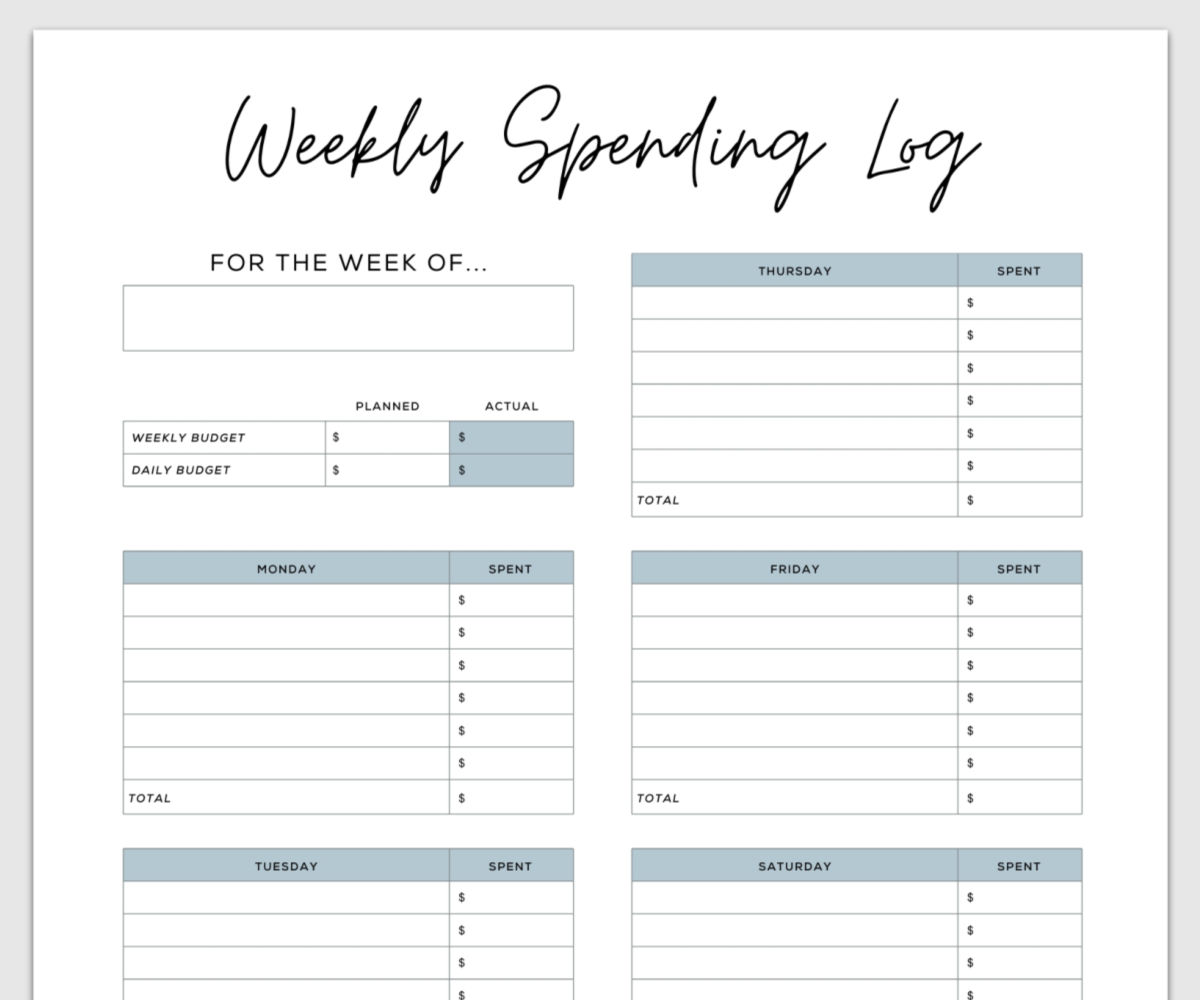 college expense worksheet