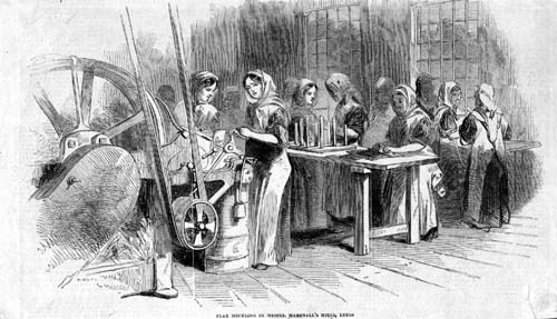 Colonial Linen: A Step Towards American Independence. - the thread