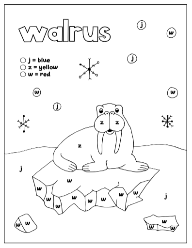 color by letter worksheet for