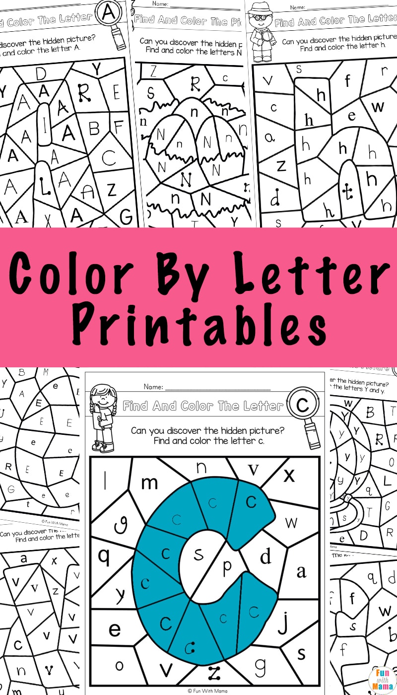 Color By Letter - Fun with Mama