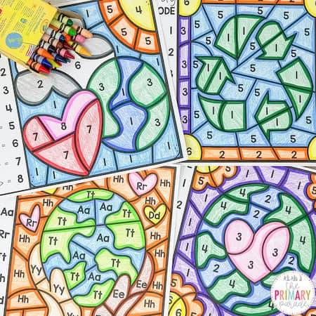 color by number worksheet for adults