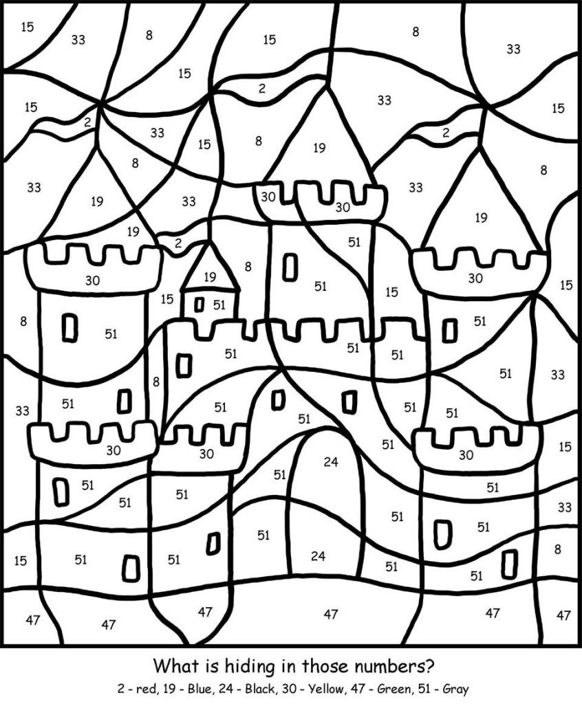 Free Printable Color by Number Coloring Pages - Best Coloring ...