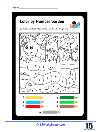 Color By Number Worksheets - 15 Worksheets Library
