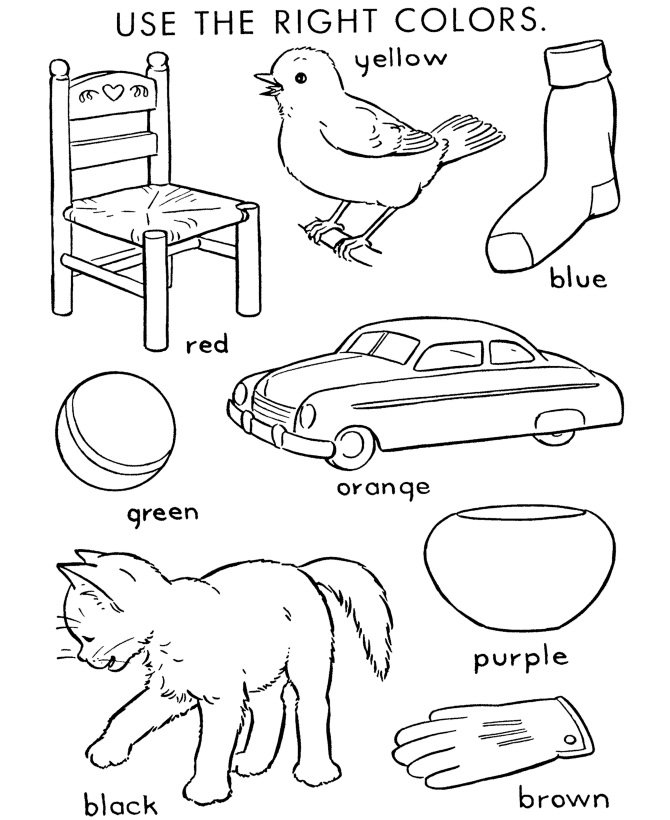 Coloring Instructions Coloring Page Learn To Color By Following 