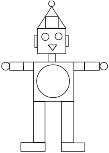 Color the Shapes1 | Color the Shapes in Geometry | Coloring ...