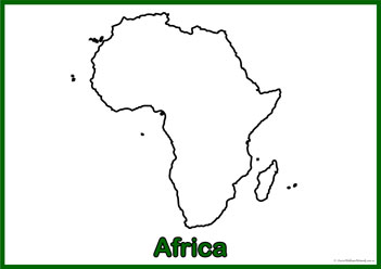 Continents Colouring Pages - Aussie Childcare Network