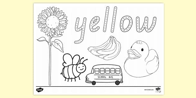 FREE! - Yellow Day Theme For Preschool - Twinkl South Africa