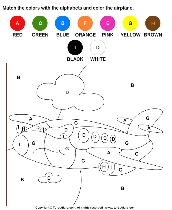 coloring alphabet worksheet