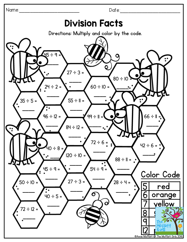 3rd Grade Division Worksheets - Best Coloring Pages For Kids 583