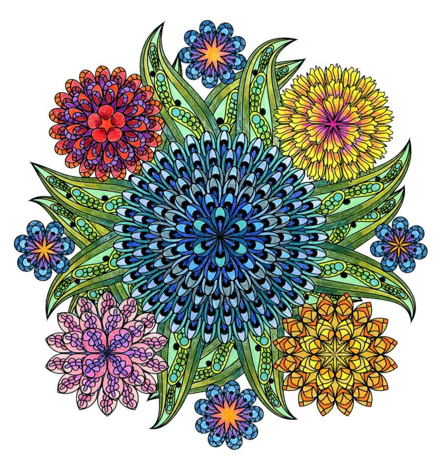 coloring mandalas for relaxation