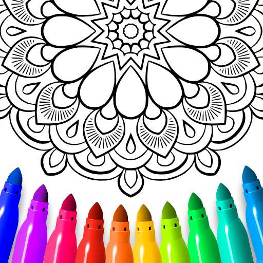 Mandala Coloring Pages Apps on - Coloring Mandalas Games 2 