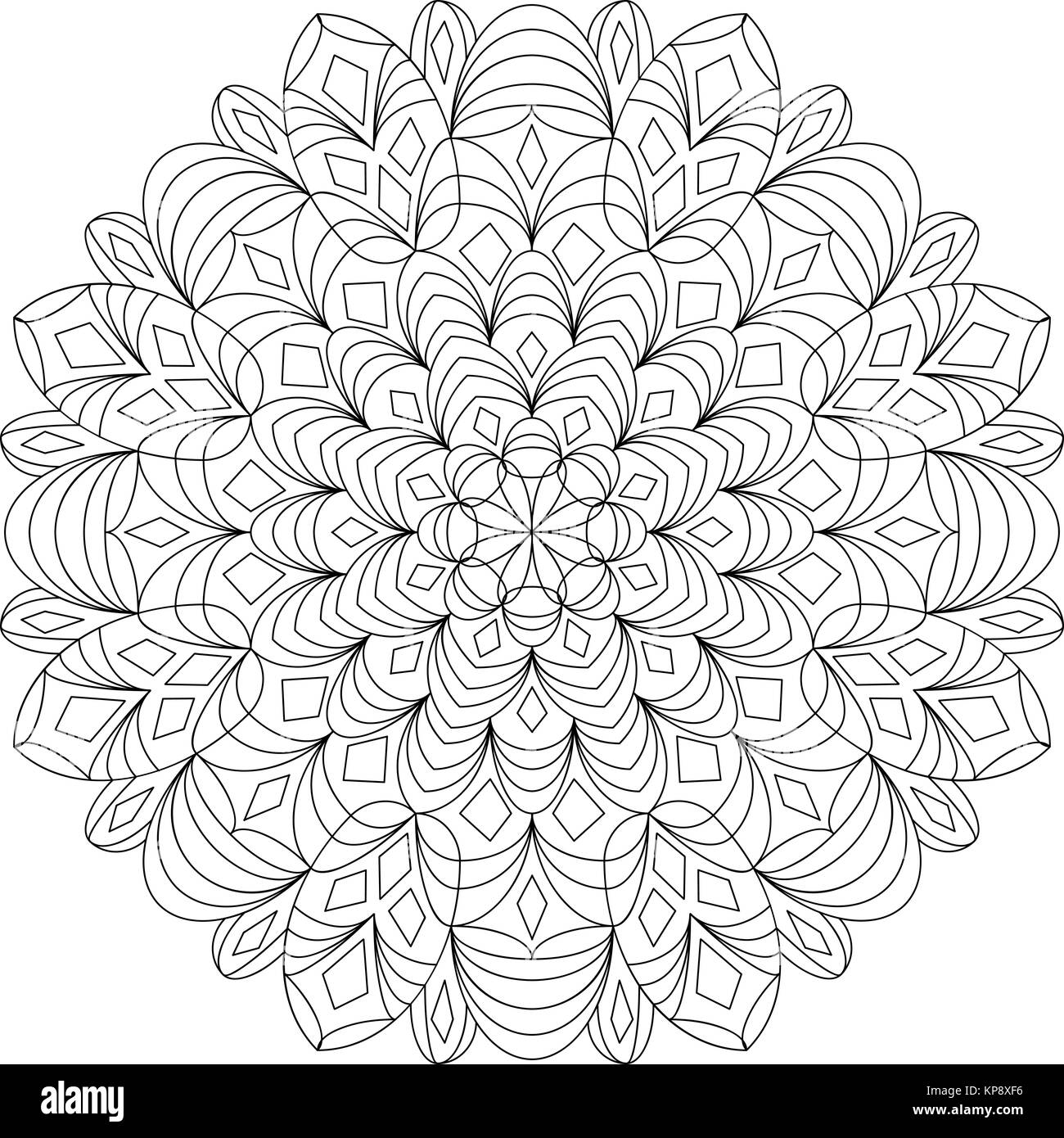 mandala,original coloring book for adults,an aid to meditation,to ...