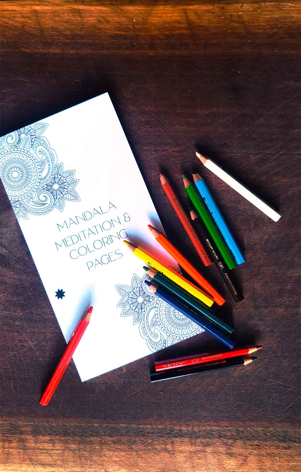 Mandala Coloring Book &  Meditations - Jotasana Designs