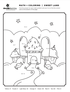 50+ Free Math Coloring Pages for K-5 - DoodleLearning