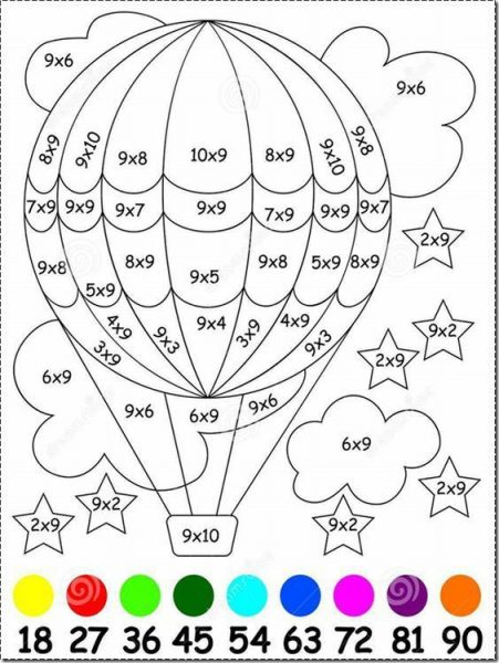 Math Coloring Worksheets - Worksheet School