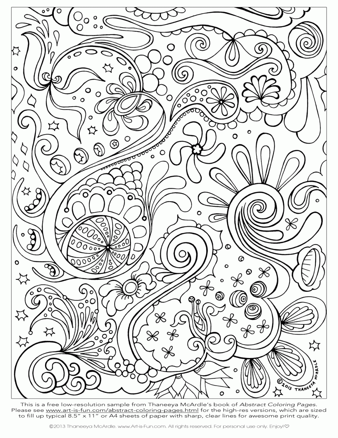 Free Online Coloring Pages for Adults - Creatively Crafting