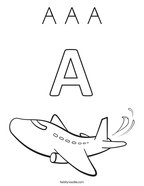 coloring pages letter a worksheet