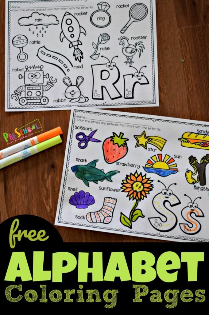 coloring pages letter a worksheet