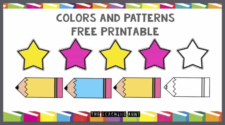 coloring pattern worksheet