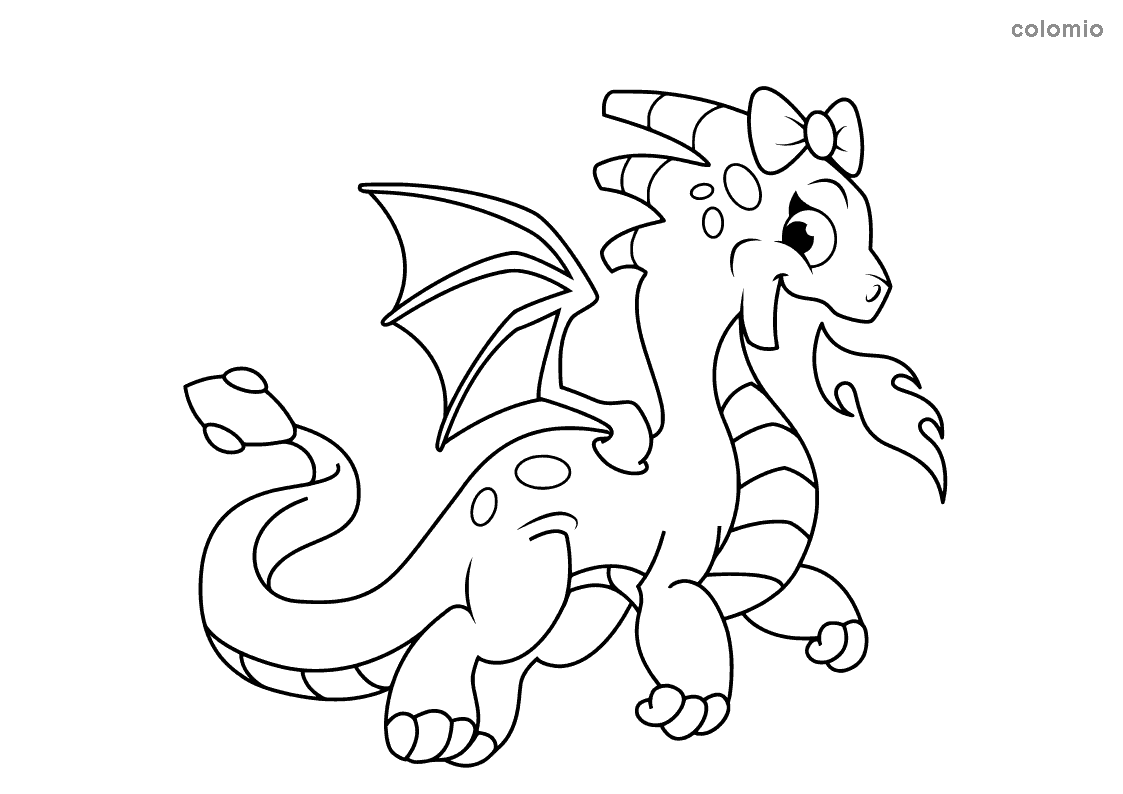 Dragons coloring pages » Free &  Printable » Dragon coloring sheets