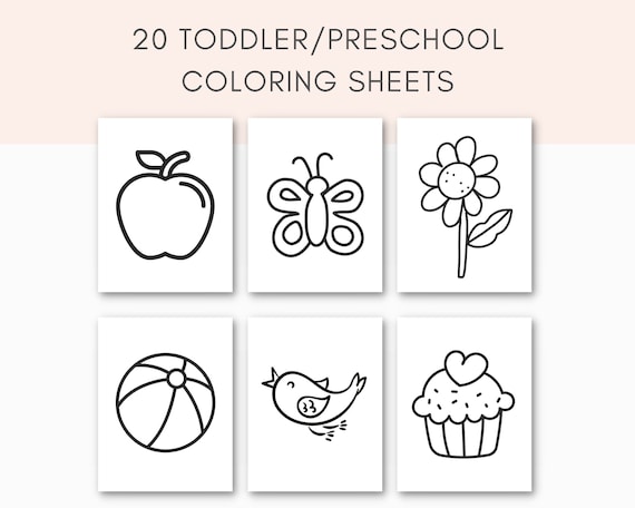 coloring worksheet for preschool