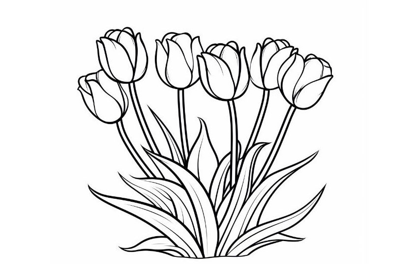 Flower Coloring Pages | Free, Printable Flower Coloring Sheets