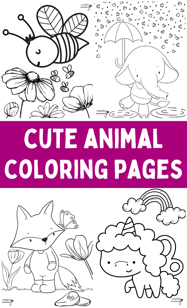 Cute Coloring Pages for Kids to Print - Crafty Morning