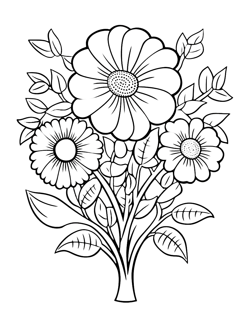 75 Flower Coloring Pages: Free Printable Sheets