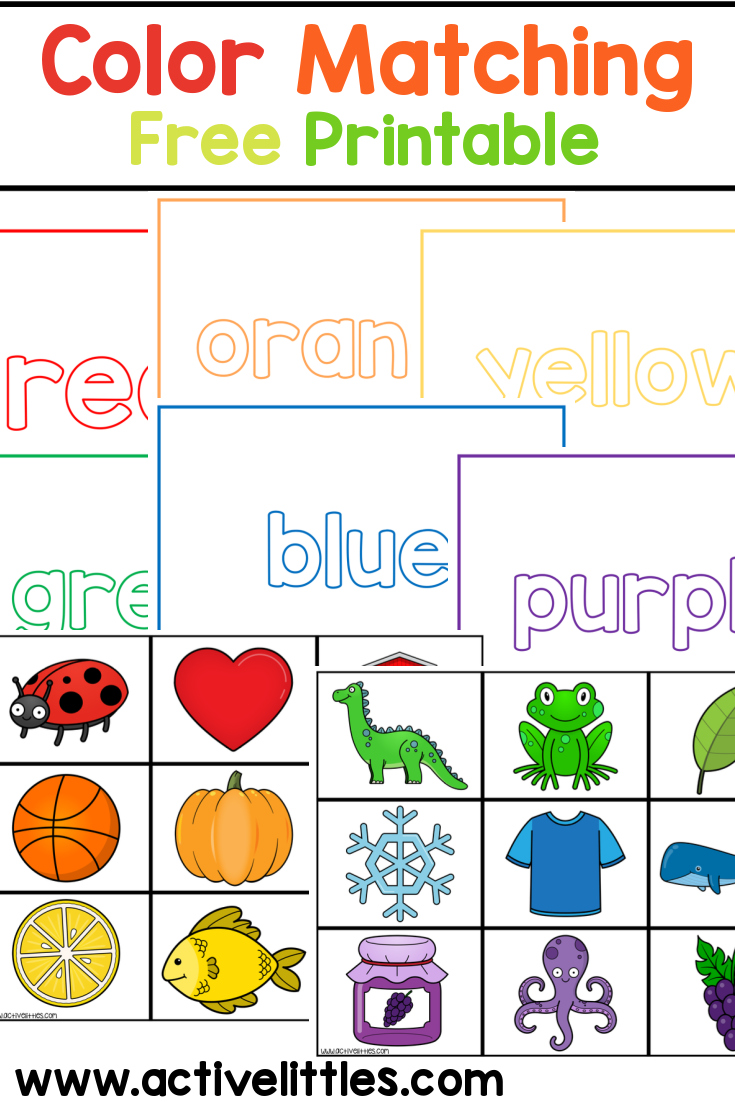 colors worksheet for preschool