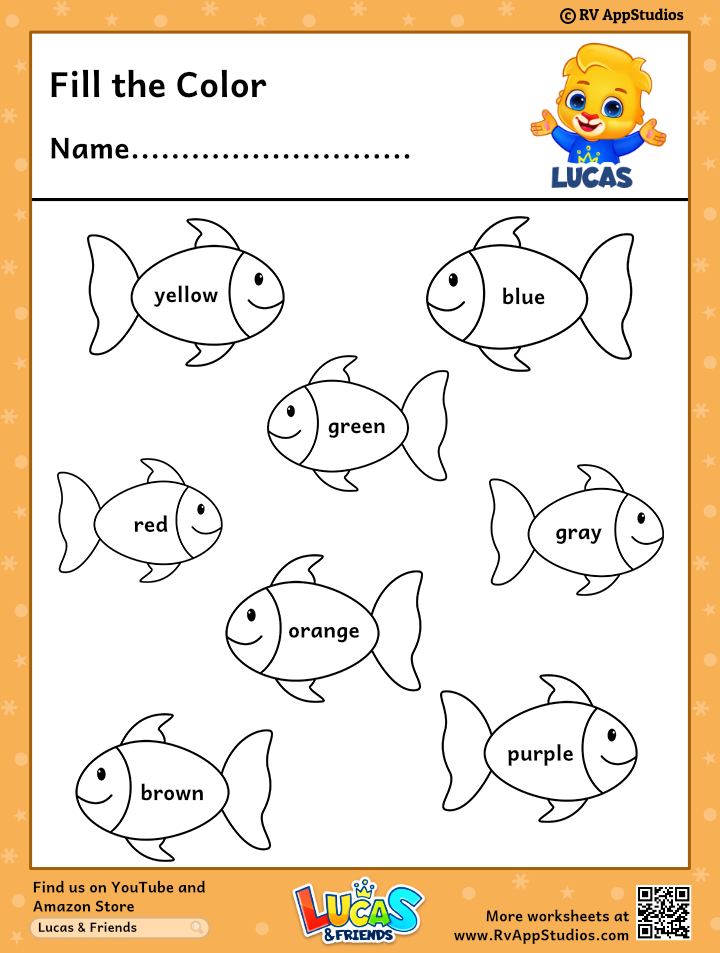 colors worksheet for preschoolers free