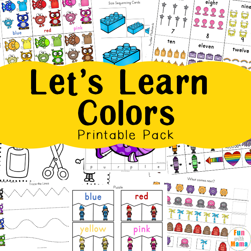 colors worksheet for preschoolers free