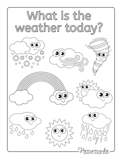 colouring worksheet for kindergarten