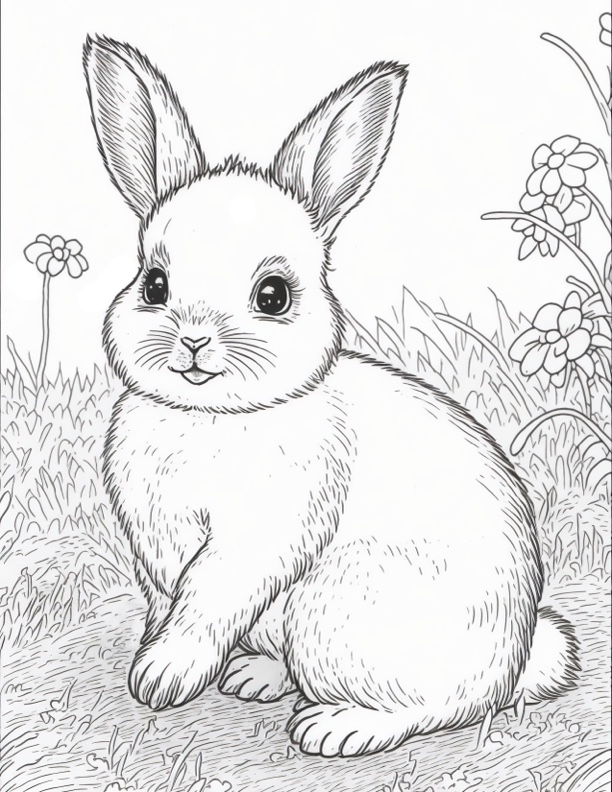 10 Cute Coloring Pages! - The Graphics Fairy