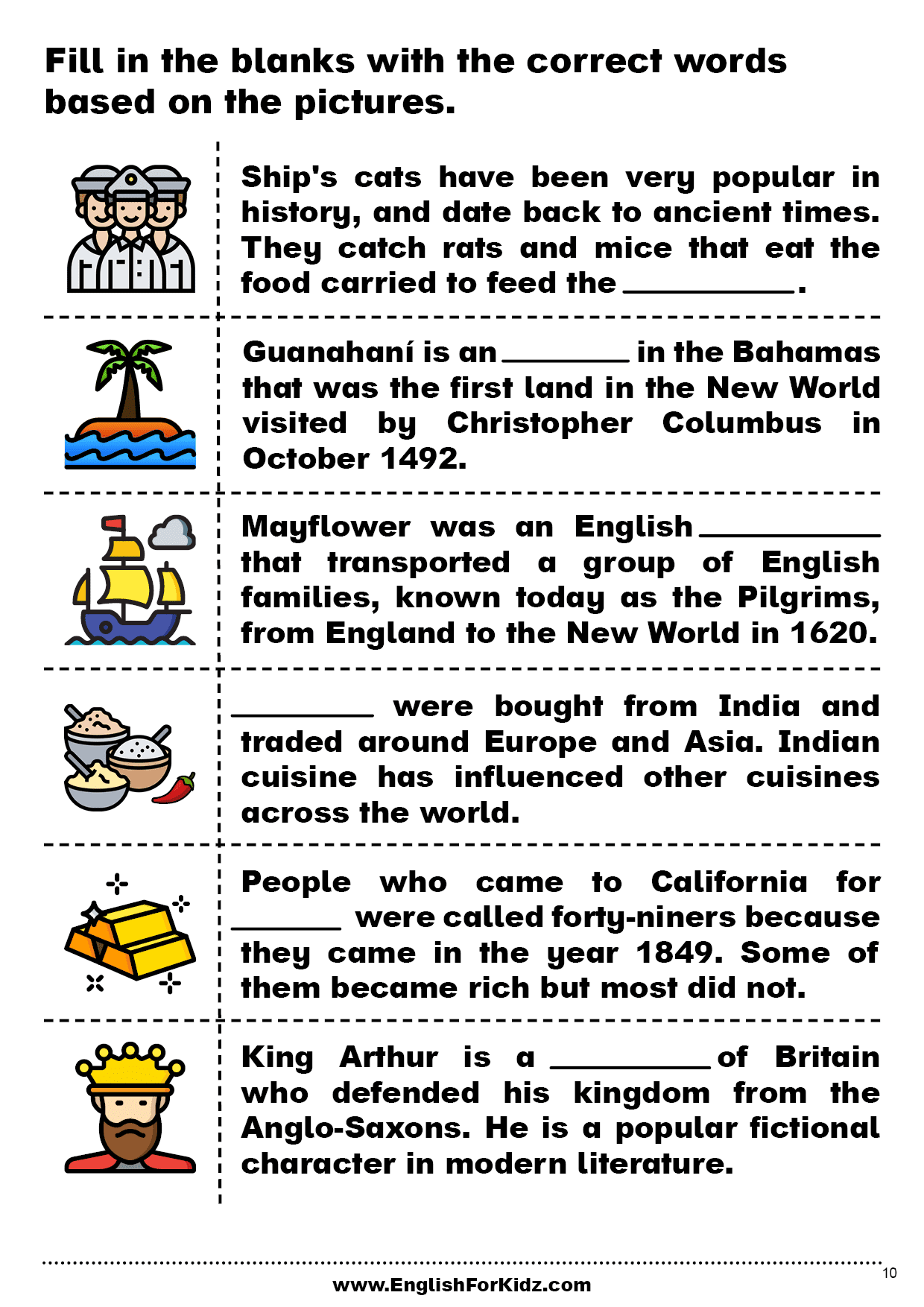 columbus day worksheet first grade